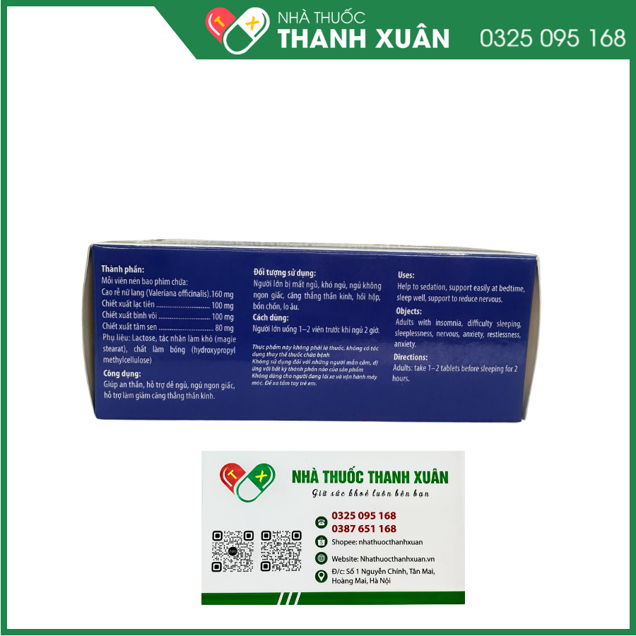 Valena Kingphar hỗ trợ giấc ngủ ngon và sâu hơn